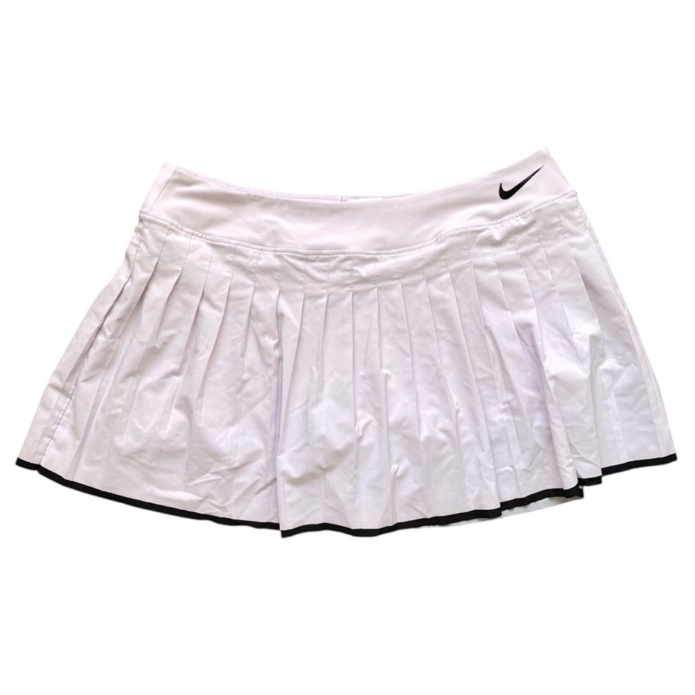 NIKE Women Cute Athleisure Preppy Lavender Lilac Pleated Tennis Skort Sz XL